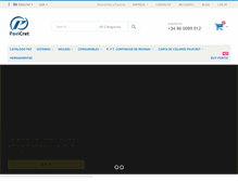 Tablet Screenshot of pavicret.com
