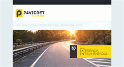 Desktop Screenshot of pavicret.cl